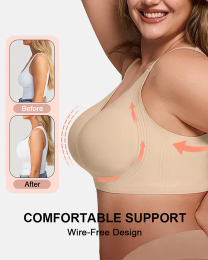 Comfortable Wireless Full Coverage Jelly Smoothing Bra