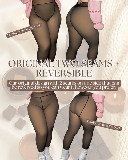 Viral One-Seam Shaping Fleece Leggings 1